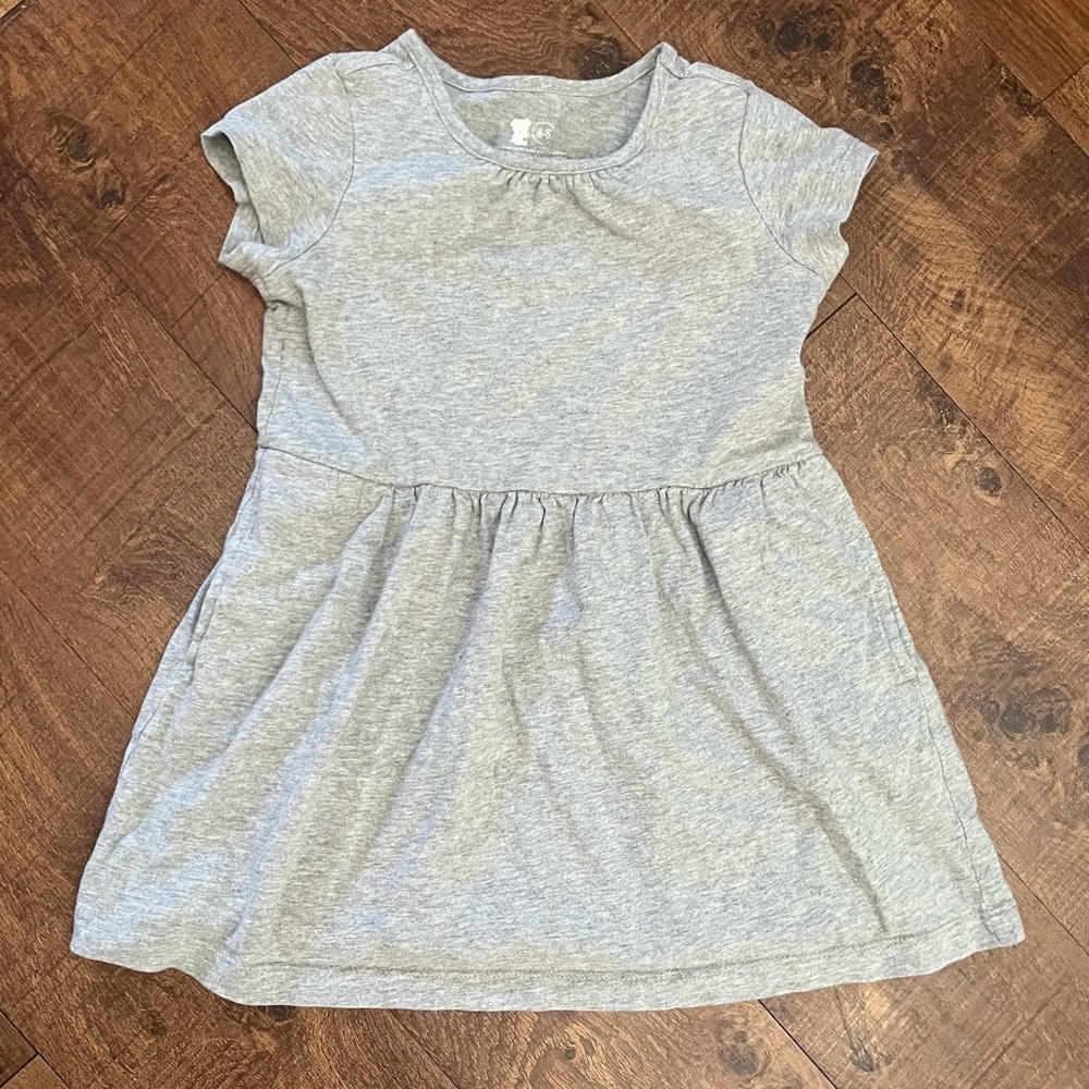 Primary brand girls dress pockets Sz 4-5